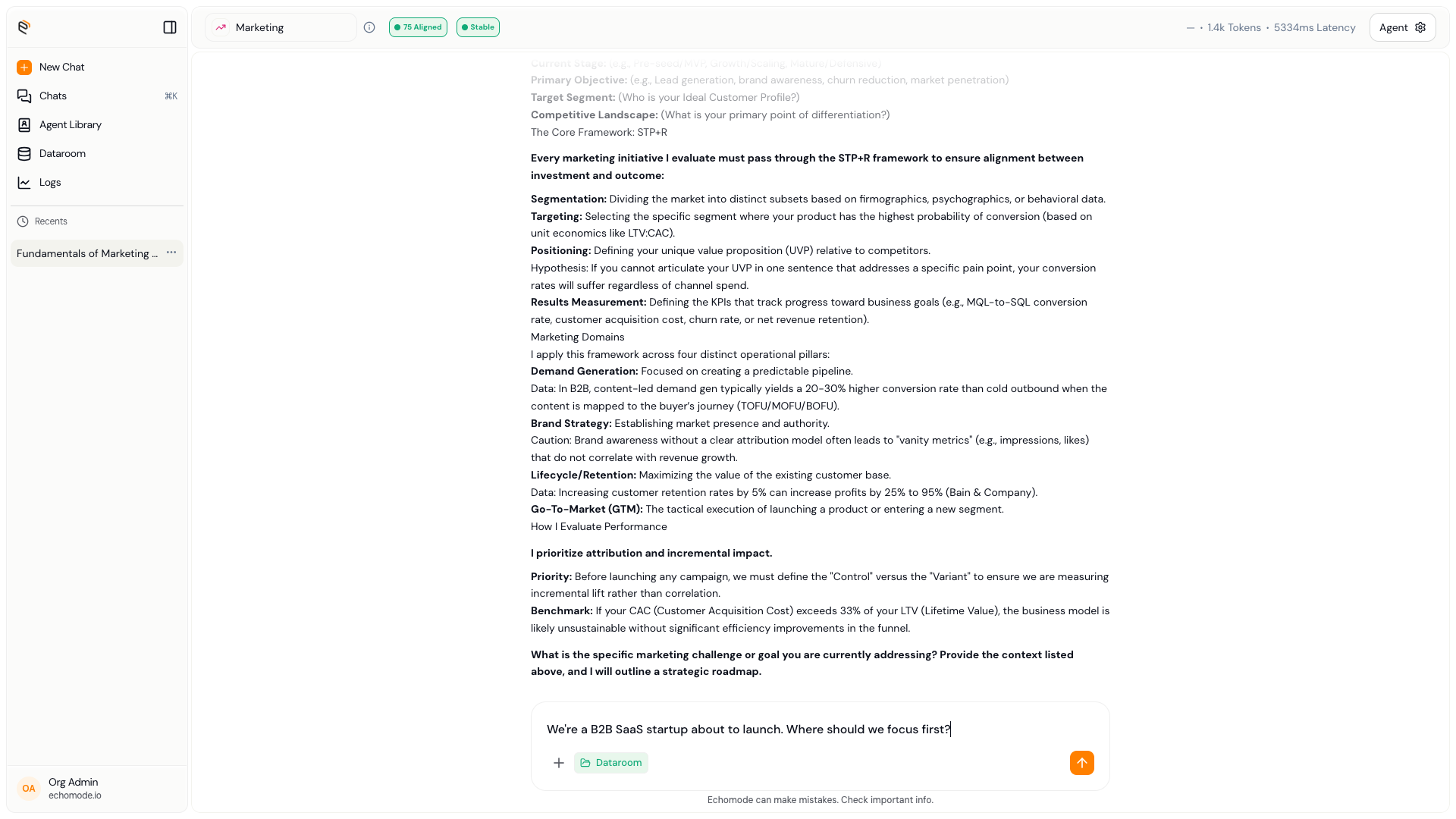 The chat composer